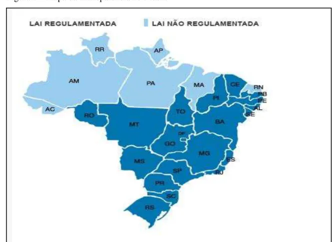 Figura 2  –  Mapa da Transparência no Brasil. 