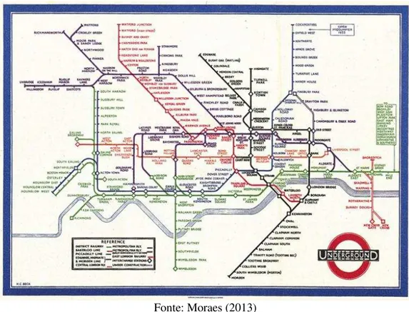 Figura 4  ─ Diagrama do metrô de Londres