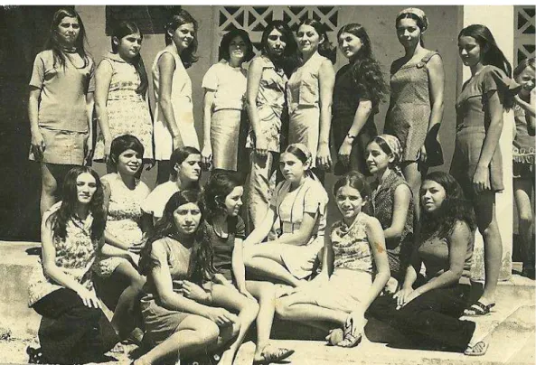 FIGURA III  –  Fotografia do Grupo de Catequese da Igreja Católica da cidade de Nova Palmeira-PB,  no ano de 1973 (FONTE: Blog de Nova Palmeira)