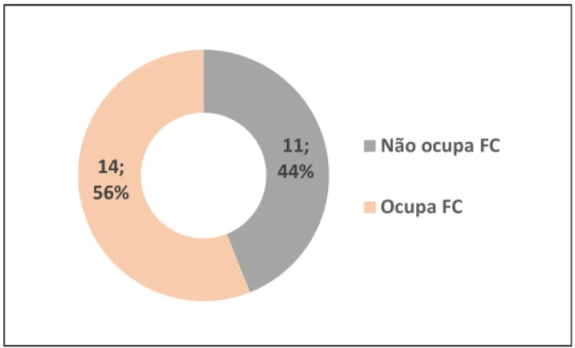 Figura 13. Perfil dos respondentes, em relação à ocupação de função comissionada (FC)