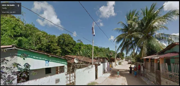 Foto 4 – Trajeto 1 referente ao Mapa 5 – Rua São Geraldo, sita na Comunidade da Mata/São  Geraldo