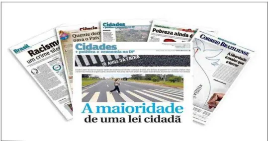 Figura 2 - O jornal Correio Braziliense realizou uma campanha dentro dos moldes do JP 