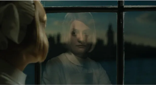 Figura 05 – Imagem do reflexo de Briony no vidro da janela  