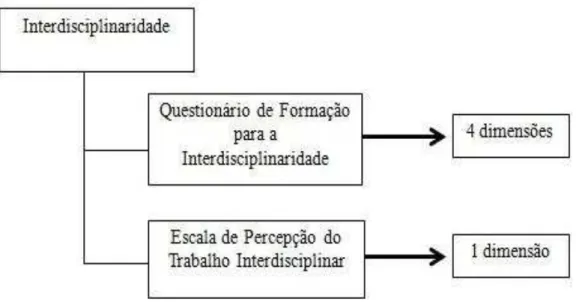 Figura 2 - Fluxograma da investigação da interdisciplinaridade junto aos estudantes 