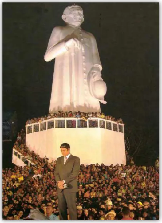 Figura 1 – Apresentação do Jornal Nacional no Juazeiro do Norte (CE)  Fonte: Bonner (2009, p