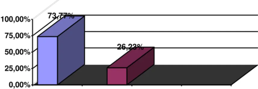 GRÁFICO 01 - Gráfico referente à classe dos pesquisados baseados nos dados da questão 01