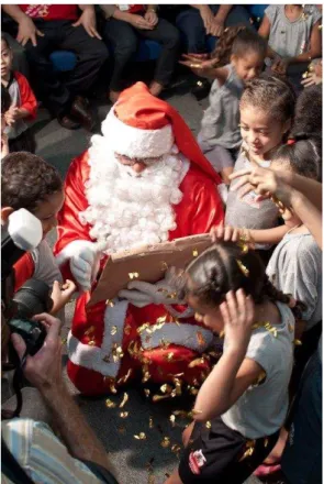 Figura 1 – Fotografia da Abertura da Campanha Papai Noel dos Correios 2012. 