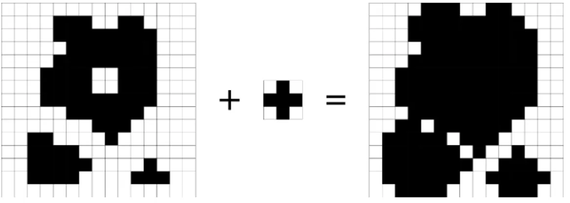 Figure 2.6: Result of the Dilation operator using a cross 3x3 kernel