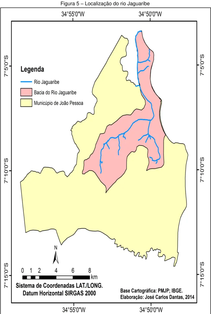 Figura 5  –  Localização do rio Jaguaribe 