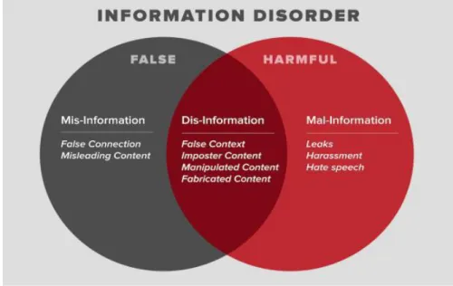 Figura 1: Formas do fenómeno da desordem informacional 
