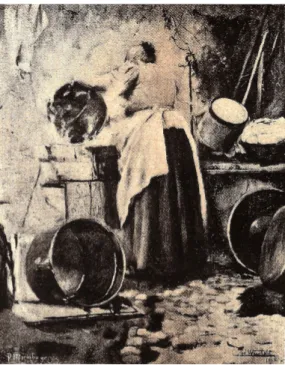 Figura 2 - Zoé Wauthelet, A barrela, 1896. Óleo, 40 x 51 cm.