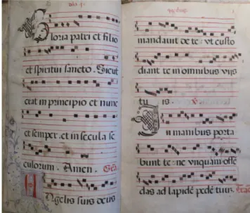 Figura 5. Gradual Angelis suis, LC 2, ff. 2v-3r  