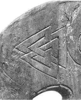 Figura 13: Pormenor de escultura em madeira encontrada no depósito funerário de Oseberg, Noruega, 834 d.C
