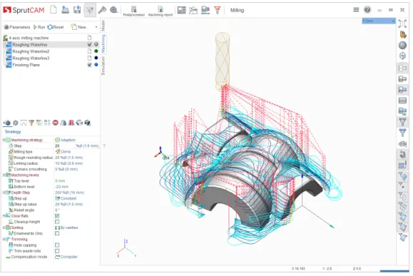 Figura 3.4: Interface Sprutcam [30].