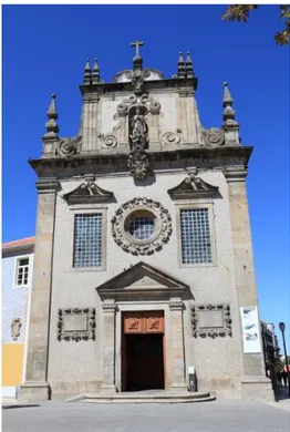 Figura 3. Fachada da Igreja dos Terceiros de  Braga. Fonte: Marco Mota, Signinum. 