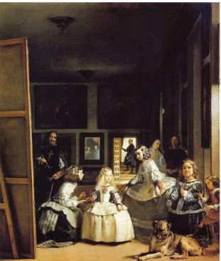Figura 1: VELÁZQUEZ, Diego. Las Meninas. 1656. 1 pintura, óleo sobre tela 310 cm x 276 cm
