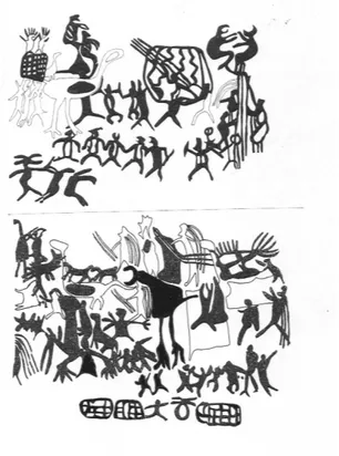 Fig. 7: Exemplo de grafismo bicrômicos da Tradição  Nordeste/ Subtradição Seridó, em Carnaúba dos 