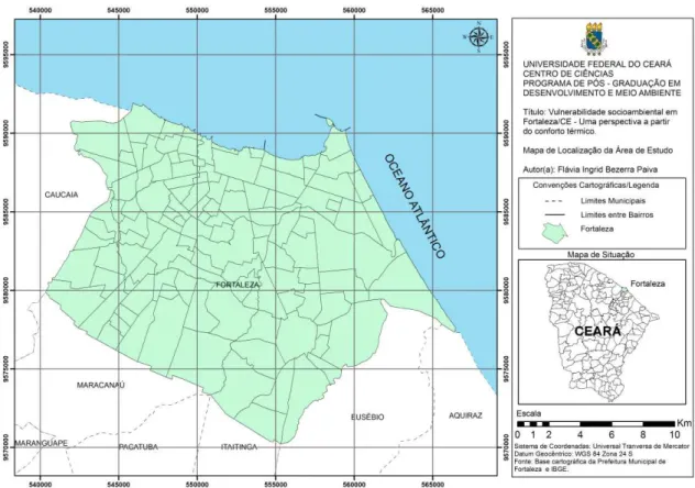 Figura 7: Localização da área de estudo. 