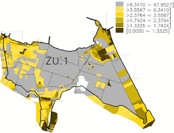 Figura  3.  Mapa  elaborado  pela  Secretaria  Municipal  do  Meio  Ambiente  e  Controle  Urbano  de  Fortaleza  (SEMAN) sobre os rendimentos domiciliares da cidade de Fortaleza