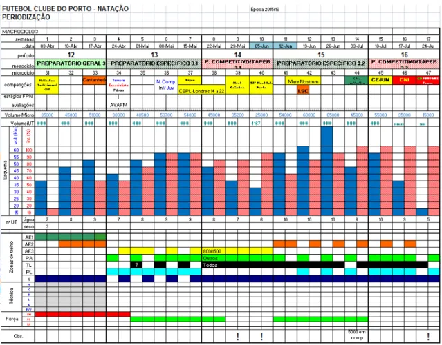 Figura 13. Macrocilo III da equipa do FCP - época 2015/2016. 
