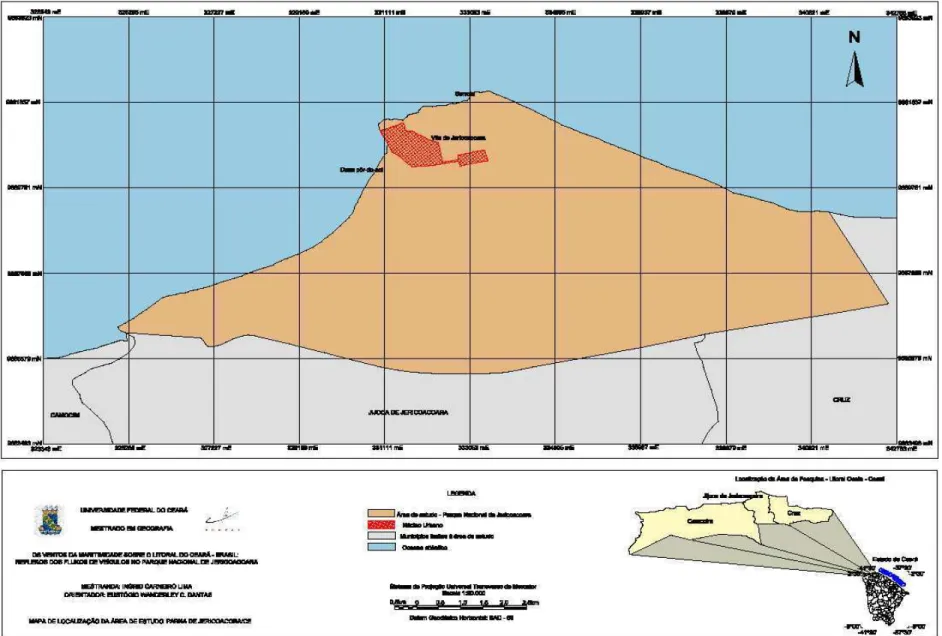 Figura 1 - Mapa de localização da área de estudo 