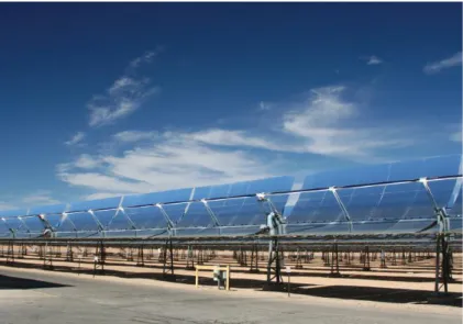 Figure 2.5 Collectors Field of a thermo solar plant with parabolic trough collectors in California  (SEGS)