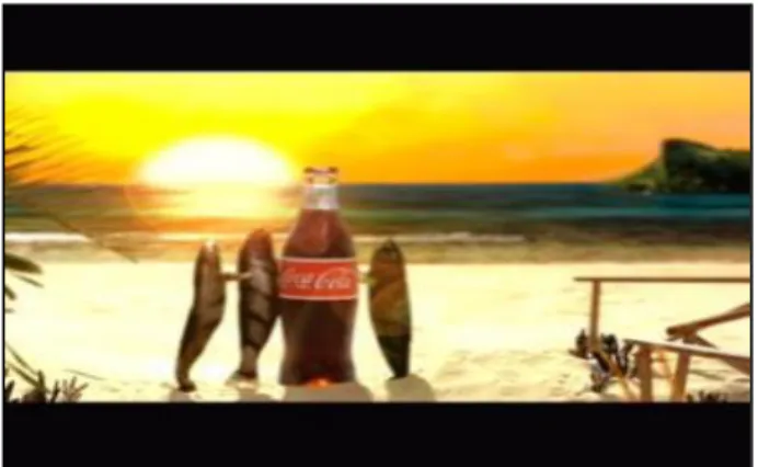 Figure 1: Coca Cola’s advertisement matching Sardines with Coca Cola  