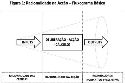 Figura 1: Racionalidade na Acção – Fluxograma Básico 
