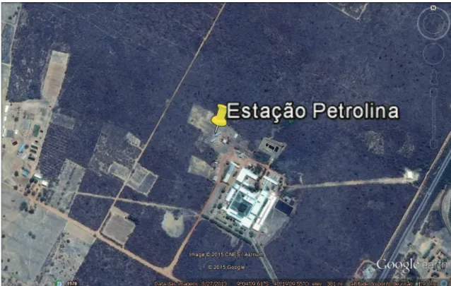 Figura 3 - Imagem de Satélite da Estação de Petrolina 