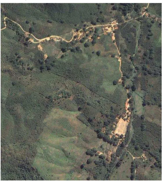 Figura 7  –  Localidade de Bananeiras; Vista de satélite, 2013 