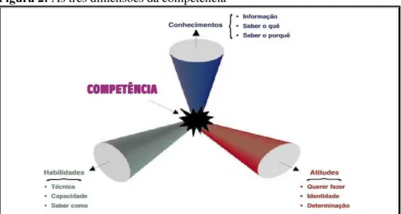 Figura 2: As três dimensões da competência 