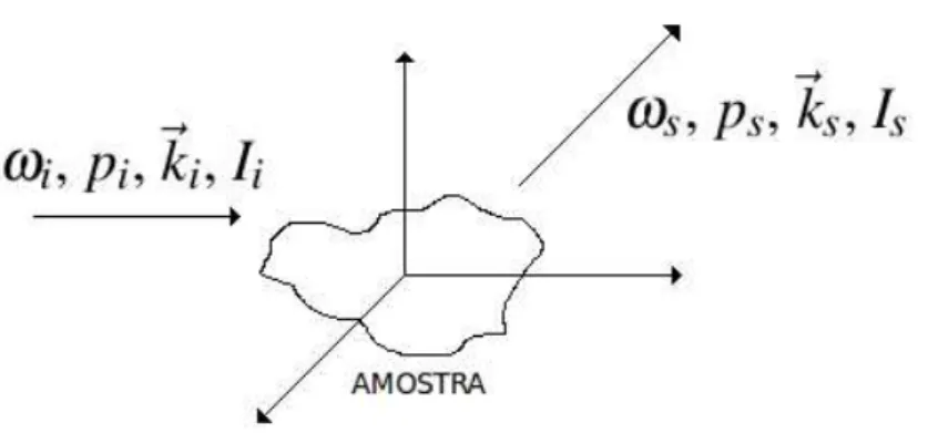 Figura 2.2: Modelo cl´assico da interac¸˜ao entre radiac¸˜ao eletromagn´etica e mat´eria
