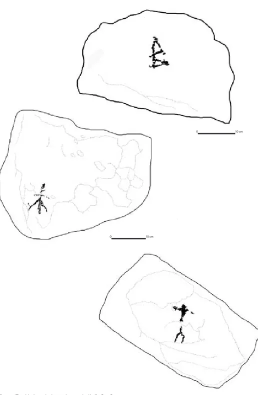 Figura 7 – Abrigo do Lapedo – painéis 1, 2 e 3.