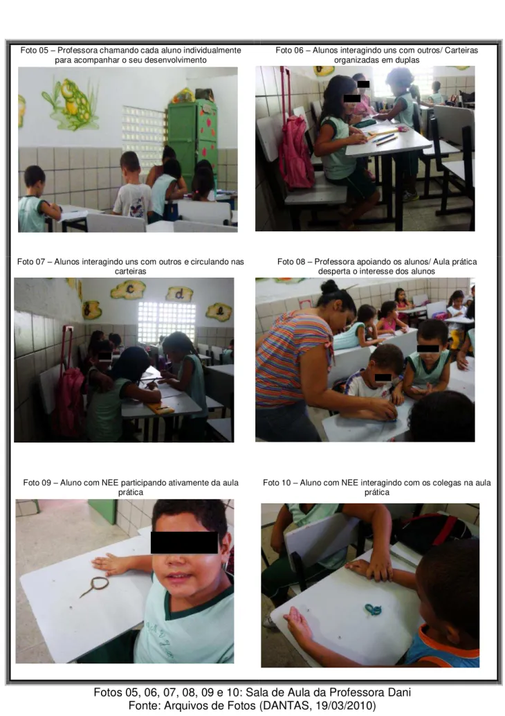 Foto 05 – Professora chamando cada aluno individualmente 