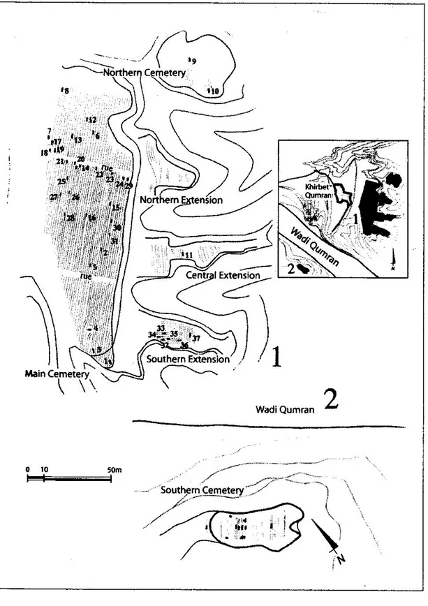 Figura 3 – Plano do cemitério em Qumran 119