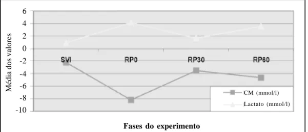 FIGURA 2 – O gráfico demonstra imagem em ‘espelho’ formada pelo conjunto de traçados do LS e da DB.