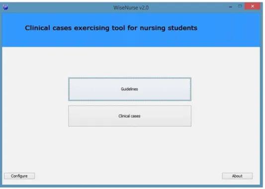 Fig. 1. Example of the features of the Wise Nurse program.