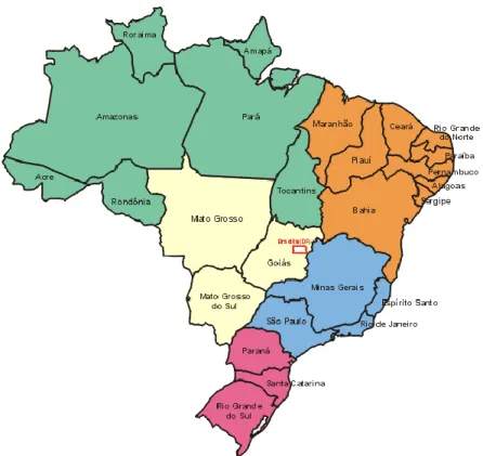 Figura 1 - Localização do Estado do Maranhão no Brasil 