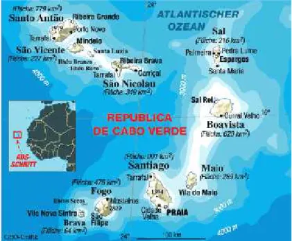 Figura 2.1 – Mapa de Cabo Verde