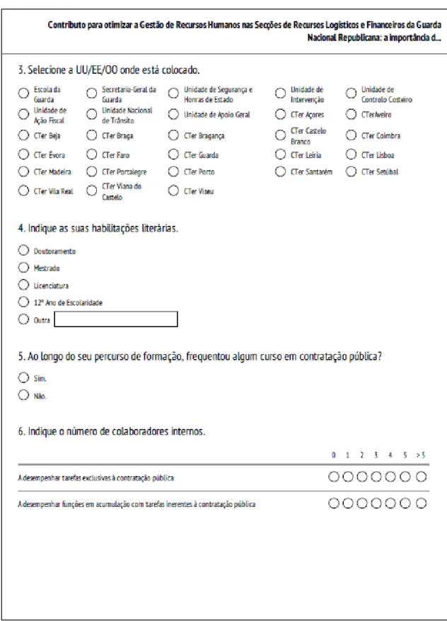 Figura n.º 6 – Inquérito por questionário página n.º 2. 