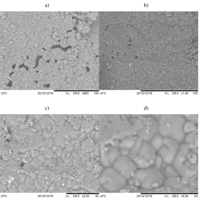 Figure  6.10  shows  different  magnifications  for  the  scanning  electron  micrographs  from  the  non-ground  25  Mg  Al  4  sample;  these  images  show  that  the  hydrotalcite are formed by irregular particles with different sizes