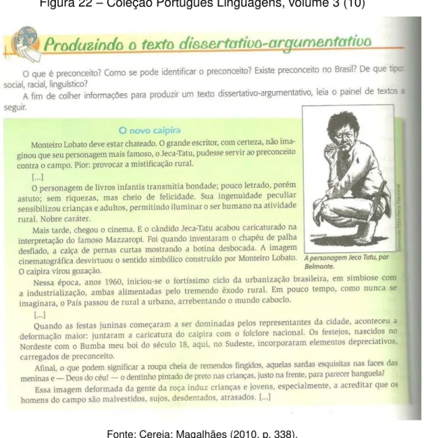 Figura 22  –  Coleção Português Linguagens, volume 3 (10) 