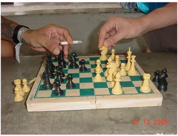 Figura 11: Presos jogando xadrez  Foto: Arquivo da PIRS