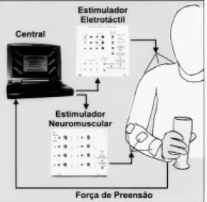 Figura 3 – Diagrama da configuração utilizada para a obtenção da integração sensoriomotora