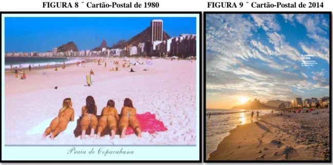 FIGURA 8  –  Cartão-Postal de 1980   FIGURA 9  –  Cartão-Postal de 2014 