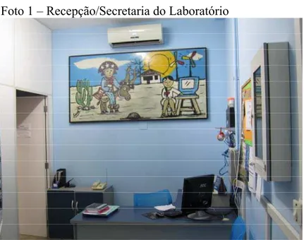 Foto 1 – Recepção/Secretaria do Laboratório 
