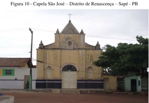 Figura 10 - Capela São José  –  Distrito de Renascença  –  Sapé - PB 