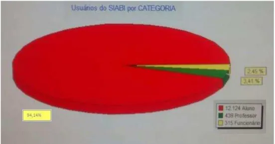 Figura 10  –  Usuários Cadastrados no SIABI por Categoria 
