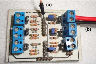 Figura 9 - Circuito divisor de tensão empregado como sensor de  tensão.  