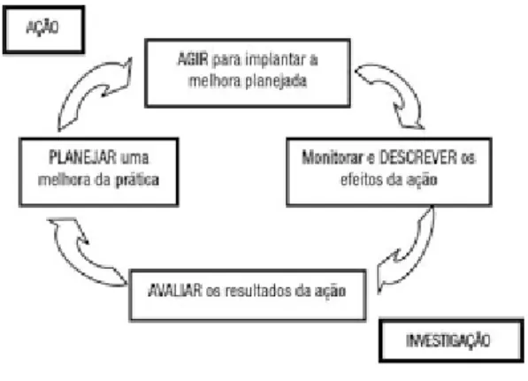 FIGURA 4  –  Representação esquemática do ciclo da Investigação-Ação de David Tripp 